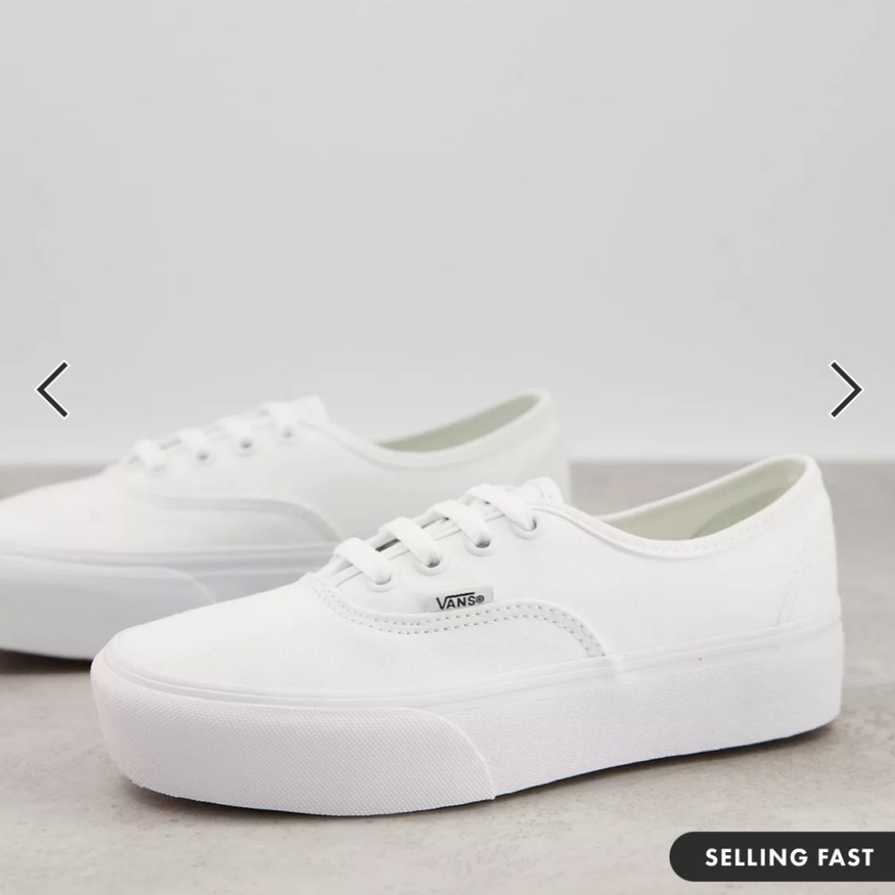 Vans Authentic Platform Sneakers White 2.0